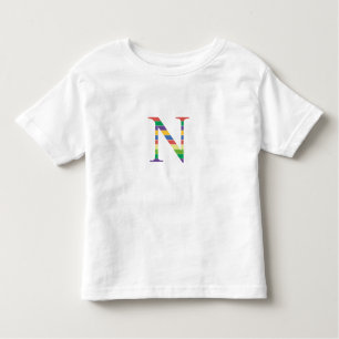 T-shirt with letter N