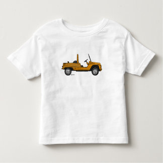 T-shirt with marks of orange Citroën Méhari