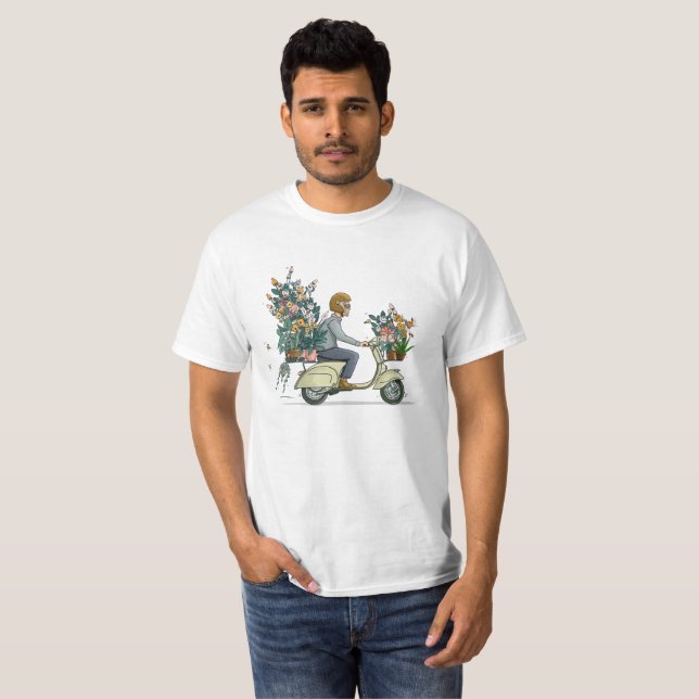 T-shirt with scooter (Front Full)