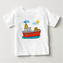 T-shirt with Ship for kids 