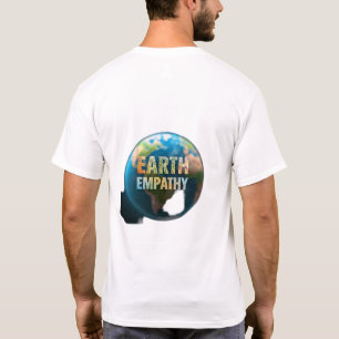 T-shirt with text of "Earth's Empathy".