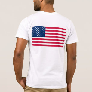 T-Shirt with USA Flag United States of America