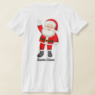 T-Shirt with Whimsical Santa Claus Designs