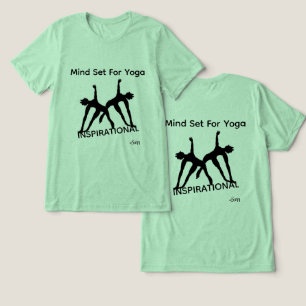 T-Shirt : Yoga Mind Set Tri-Blend Shirt
