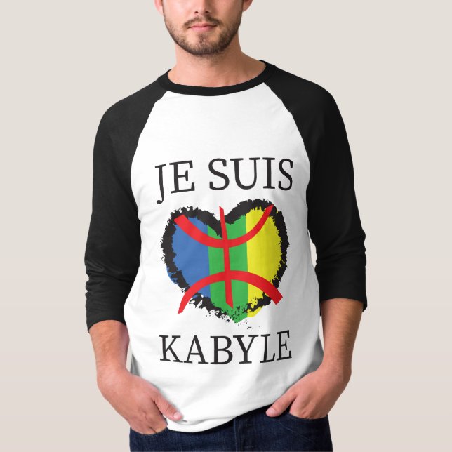 T-SHIRT Z AMAZIGH MON BEAU MOTIF BERBERBERT (Front)