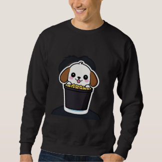 T-ShirtCute cartoon dog sitting in a bucket of pop Sweatshirt