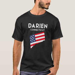 T-ShirtDarien Connecticut USA State America Travel T-Shirt