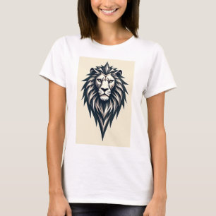T-ShirtLion Logo: A bold, geometric lion head craf T-Shirt