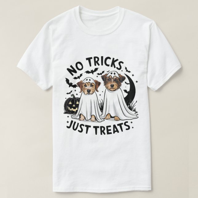 T-ShirtNO Tricks  Just TREATS T-Shirt (Design Front)