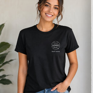 T-shirts   Custom Logo Staff Uniform Work Shirt