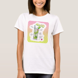 T-SHIRTS - MOJITO RECIPE COCKTAIL ART