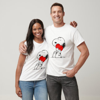 T-shirts Snoopy Heart Love