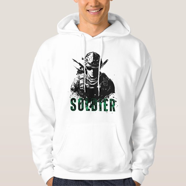 T-shirts  with a soldiers  image (Front)