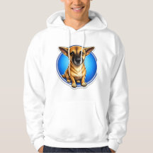 T-ShirtStrong Loyal Guard Dog Portrait Graphic Hoo
