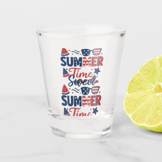 T_shrit Land of the Free – American Spirit  Shot Glass