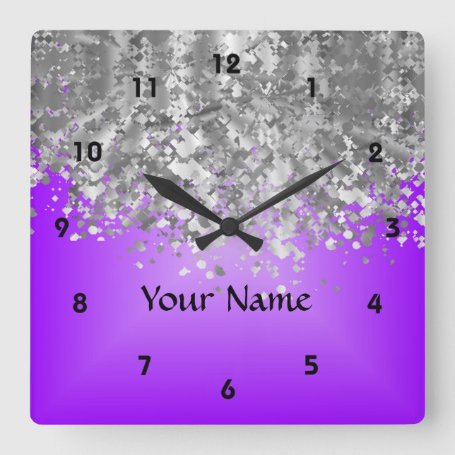 t square wall clock (Front)