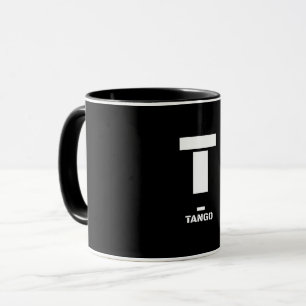 T(Tango) NATO Phonetic Alphabet & Morse Code Mug