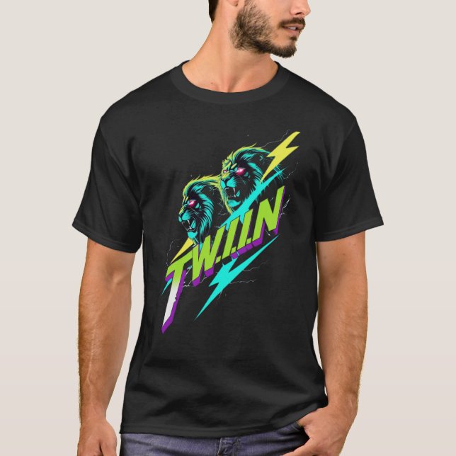 t.W.i.i.N Thrash Metal Neon Logo T-Shirt (Front)