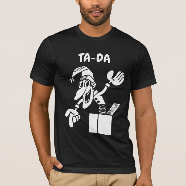 TA-DA jack in the box T-shirt (Front)