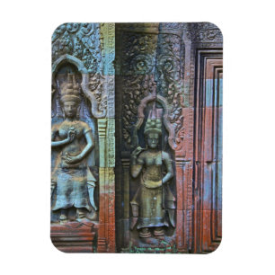 Ta Prohm Temple, Siem Reap Province, Cambodia Magnet
