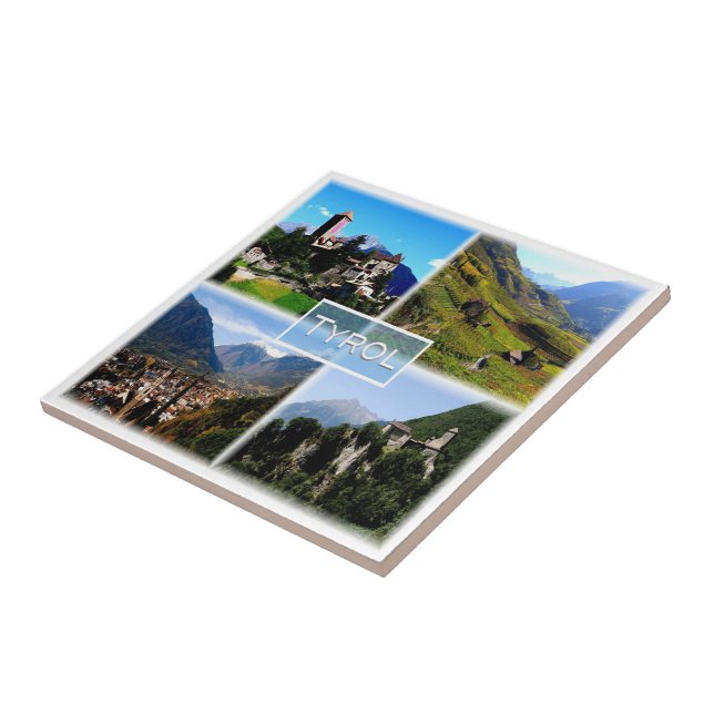 TAA001 TYROL TrentIno Alto Adige  Italy, Ceramic Tile (Side)