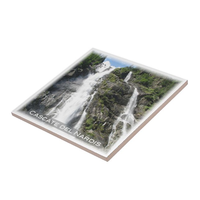TAA003 VAL GENOVA, Cascate del Nardis, Ceramic Tile (Side)