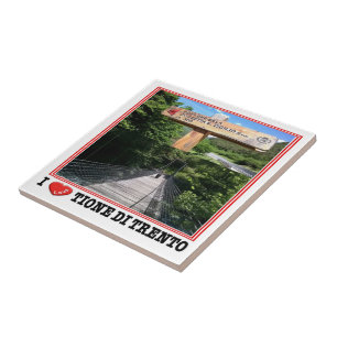 TAA004 TIONE DI TRENTO I Love, Italy, Ceramic Tile