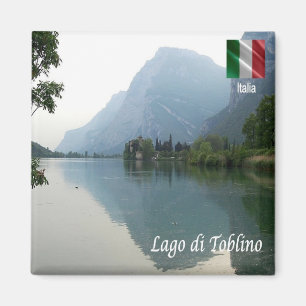 TAA019 TOBLINO Lake, Panorama, Italy, Fridge Magnet