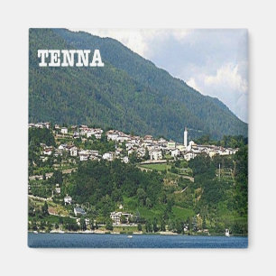 TAA021 TENNA, Panorama, Italy, Fridge Magnet