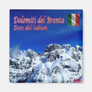 TAA047 BRENTA DOLOMITES, Doss del Sabion, Fridge Magnet