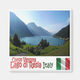 TAA048 CURON VENOSTA, Lake Resia, Italy, Fridge Magnet