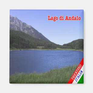 TAA061 ANDALO LAKE, Trentino Alto Adige, Fridge Magnet