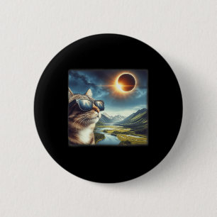 Tab 2024 Total Solar Eclipse 1  6 Cm Round Badge