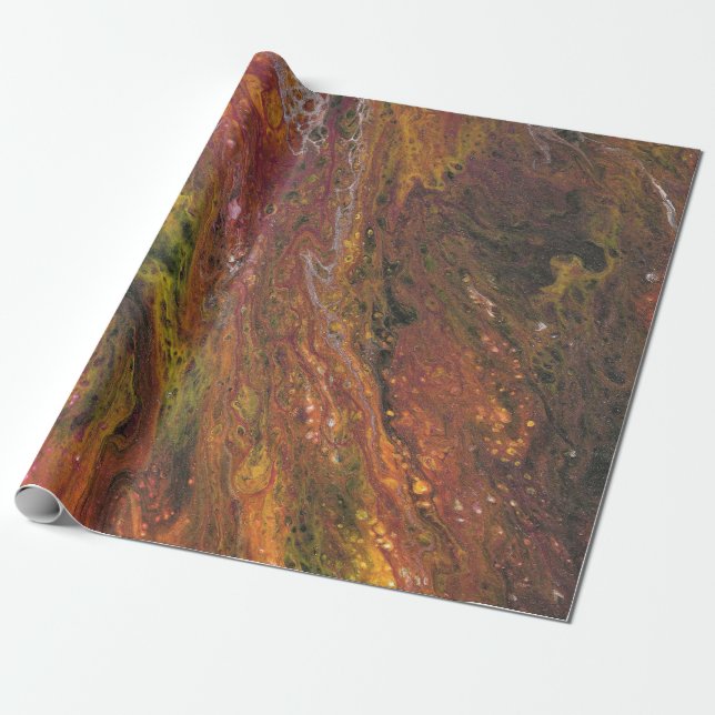 Tabarin 1 Abstract Wrapping Paper (Unrolled)