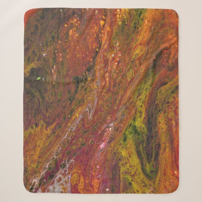 Tabarin 2 Cool Abstract Throw Blanket (Front)