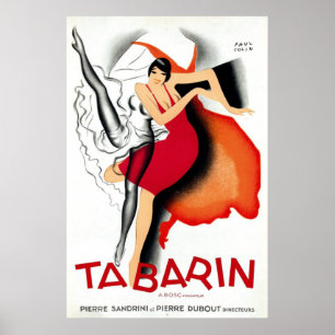 Tabarin by Paul Colin Art Deco 1920s Poster