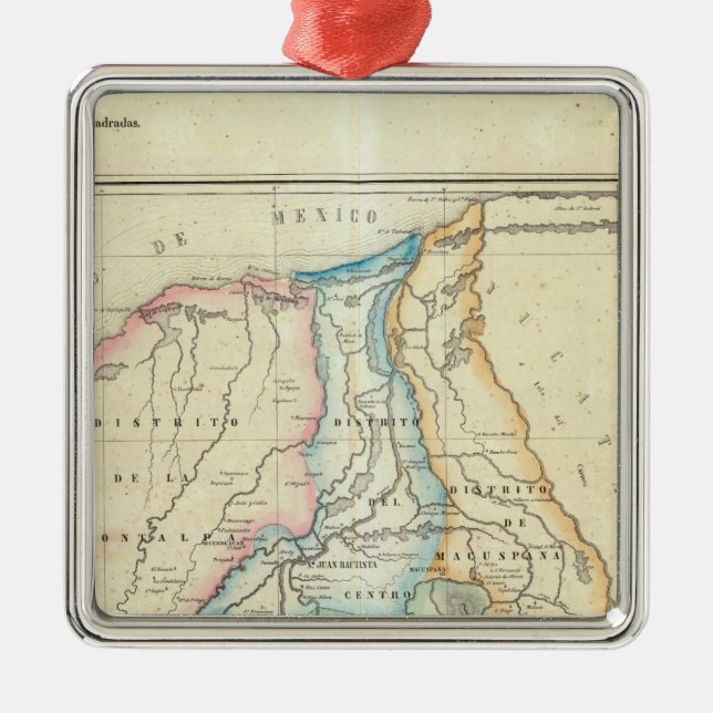 Tabasco, Mexico Metal Ornament (Front)