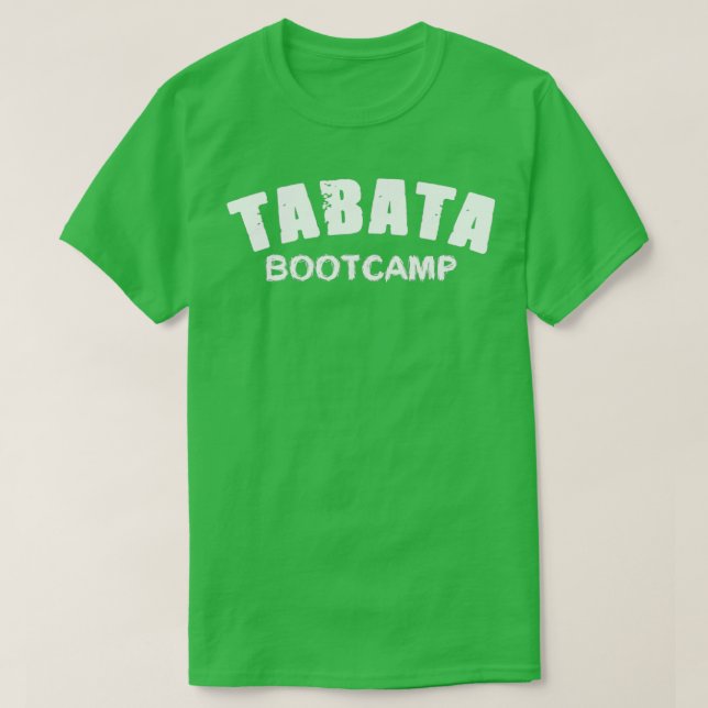 Tabata Fitness Bootcamp Interval Training 4 min Ta T-Shirt (Design Front)