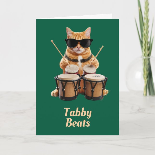 Tabby Bongo Player Card (Front)