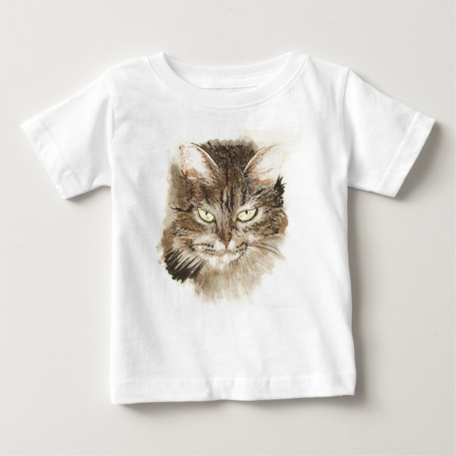 tabby_cat baby T-Shirt (Front)