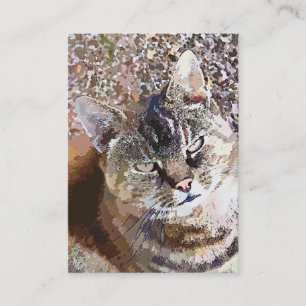 TABBY CAT BUSINESS CARD
