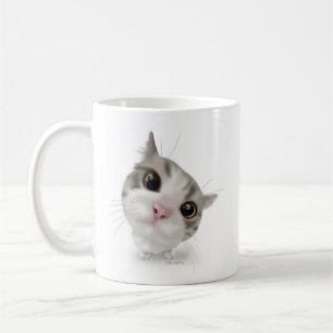 Tabby Cat Cartoon Coffee Mug