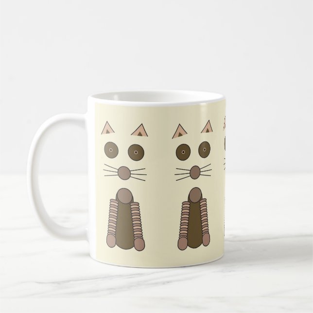 Tabby CAT Coffee Mug (Left)