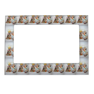 Tabby Cat Cute Pets Animals Cats Photo Frame