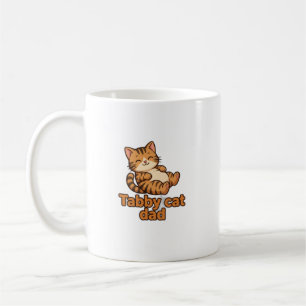 Tabby Cat Dad Coffee Mug