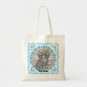 Tabby Cat Fairy Tote Bag