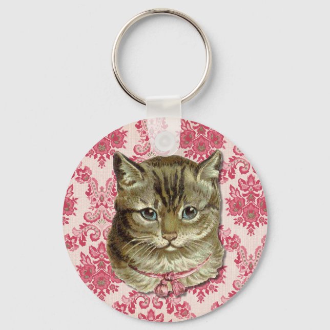 Tabby cat key ring (Front)