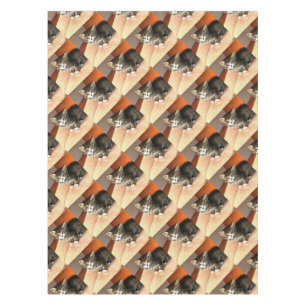 Tabby Cat Kitten Pet Portrait Tablecloth