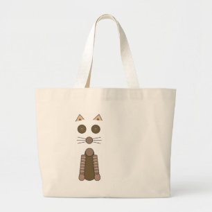 Tabby CAT Large Tote Bag