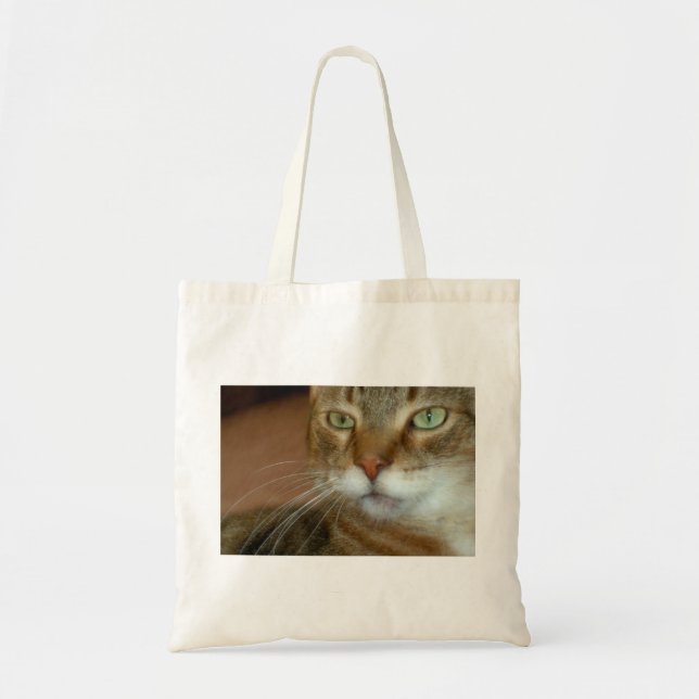 Tabby Cat Love Tote Bag (Front)